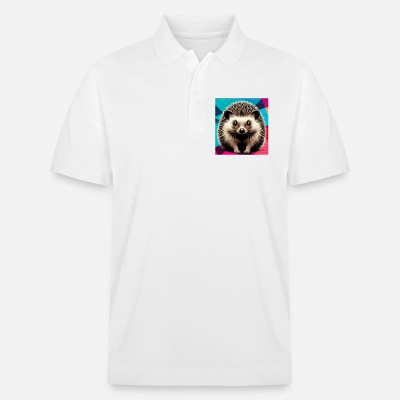 Igel - Stanley/Stella Unisex Bio-Poloshirt PREPSTER - Weiß
