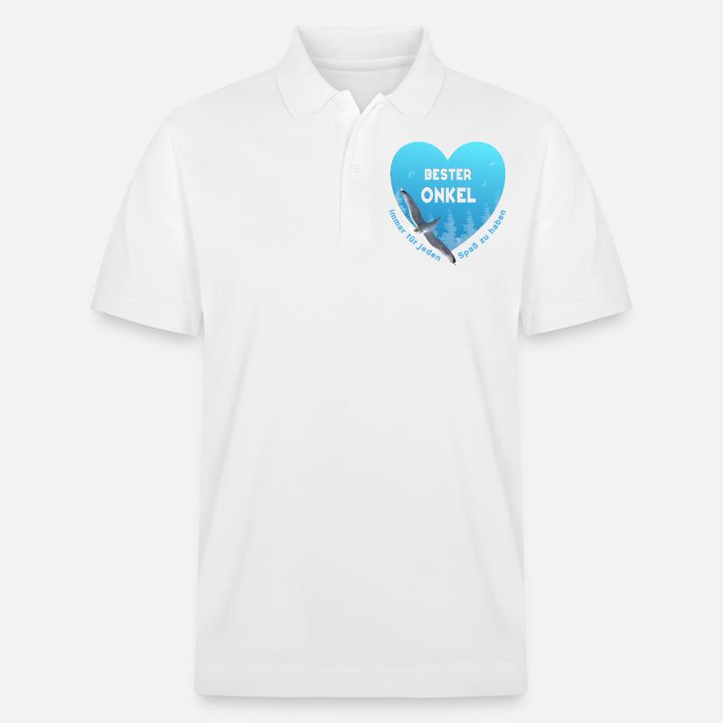 bester Onkel - Stanley/Stella Unisex Bio-Poloshirt PREPSTER - Weiß