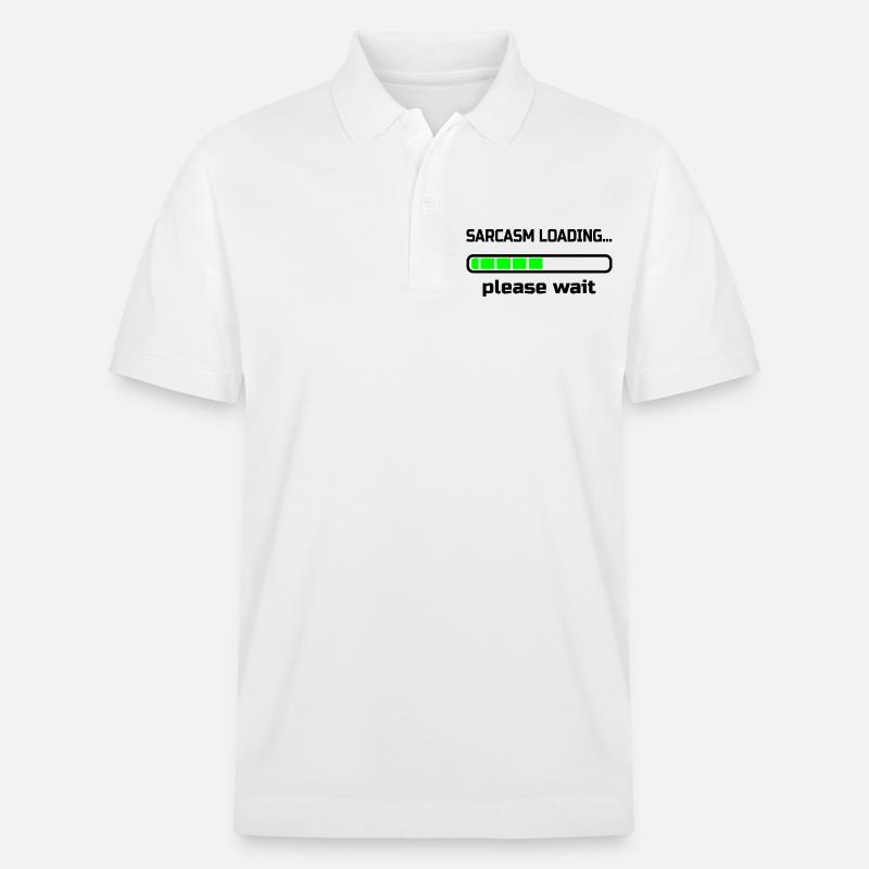 sarcasm loading… please wait. Humour - Polo PREPSTER bio Stanley/Stella Unisexe - blanc