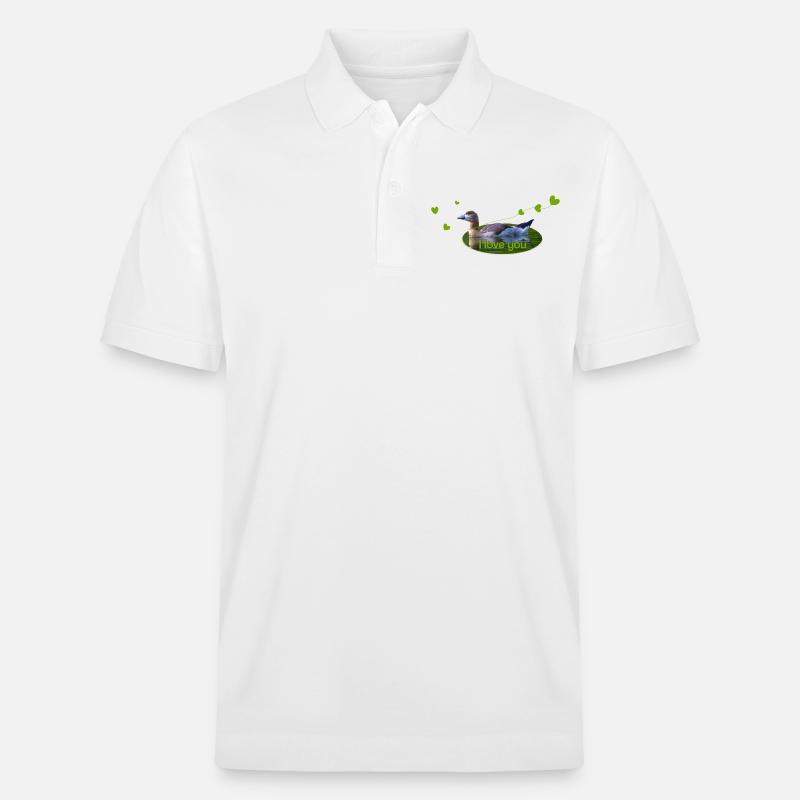 Je t’aime - Polo PREPSTER bio Stanley/Stella Unisexe - blanc
