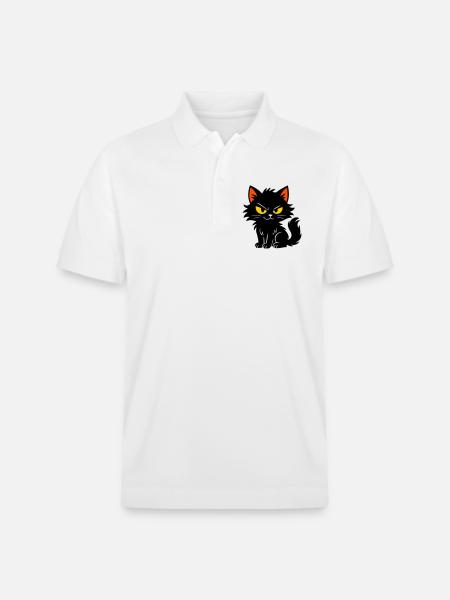 Chaton doux - Polo PREPSTER bio Stanley/Stella Unisexe - blanc