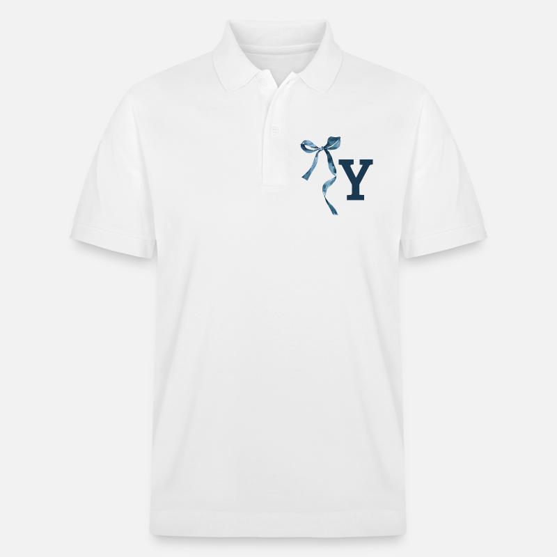 Monogramm und Geschenkidee - Stanley/Stella Unisex Bio-Poloshirt PREPSTER - Weiß