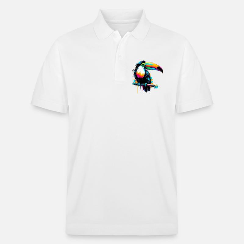 Tukan - Stanley/Stella Unisex Bio-Poloshirt PREPSTER - Weiß