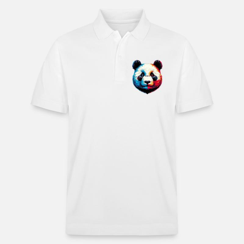 Panda - Polo PREPSTER bio Stanley/Stella Unisexe - blanc