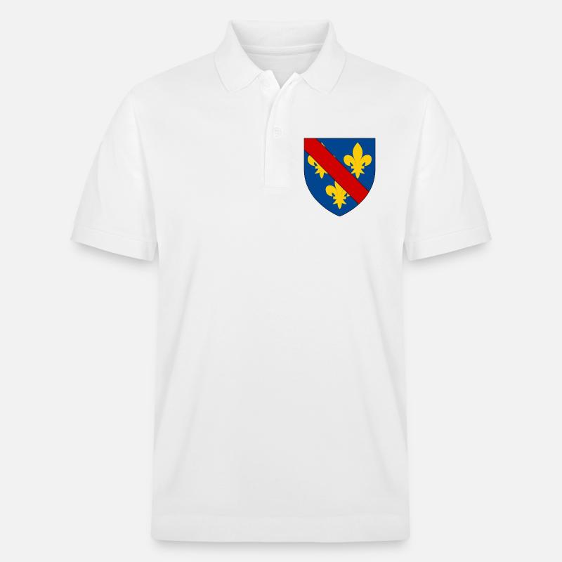 Blason du Bourbonnais - Polo PREPSTER bio Stanley/Stella Unisexe - blanc