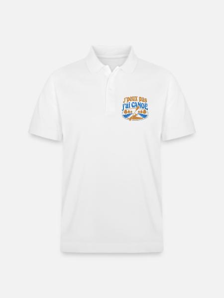 J’peux pas j’ai Canoë - Polo PREPSTER bio Stanley/Stella Unisexe - blanc