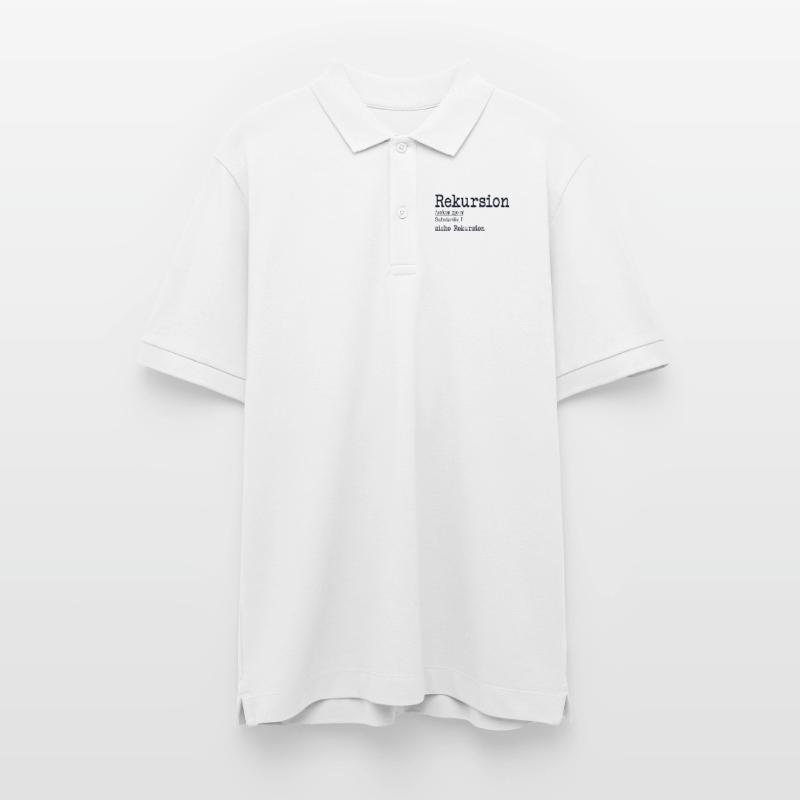 Rekursion Definition Softwareentwickler Coder Stanley/Stella Unisex Bio-Poloshirt PREPSTER