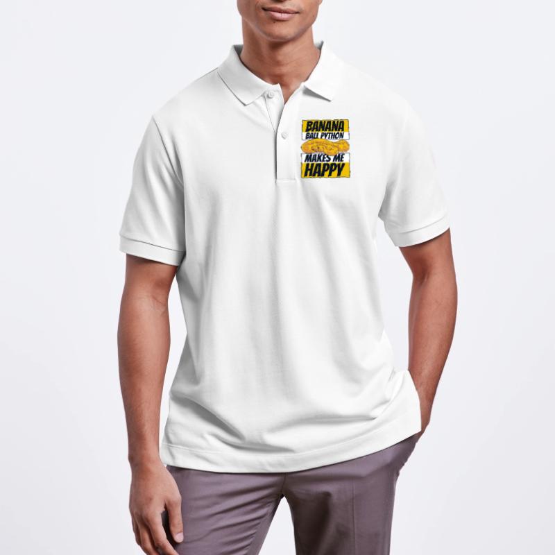 Me rend heureux Serpent Python Boule de banane Python Polo PREPSTER bio Stanley/Stella Unisexe