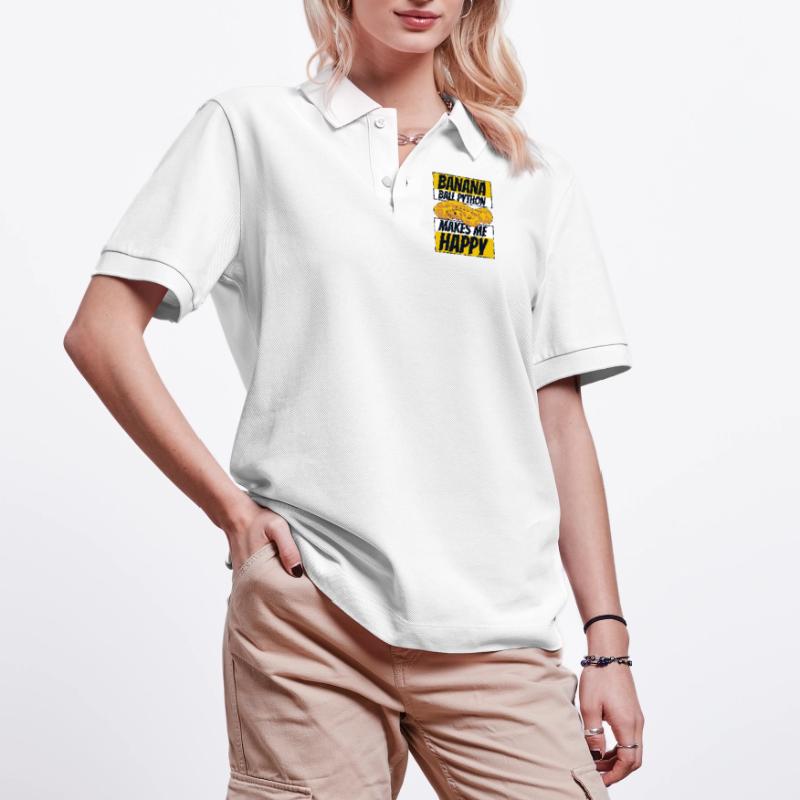 Me rend heureux Serpent Python Boule de banane Python Polo PREPSTER bio Stanley/Stella Unisexe
