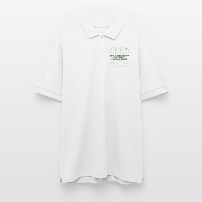 Great Day To Start Programming Developer Coder Stanley/Stella Unisex Bio-Poloshirt PREPSTER