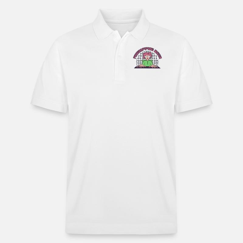 Programming Queen Softwareentwickler Developer - Stanley/Stella Unisex Bio-Poloshirt PREPSTER - Weiß