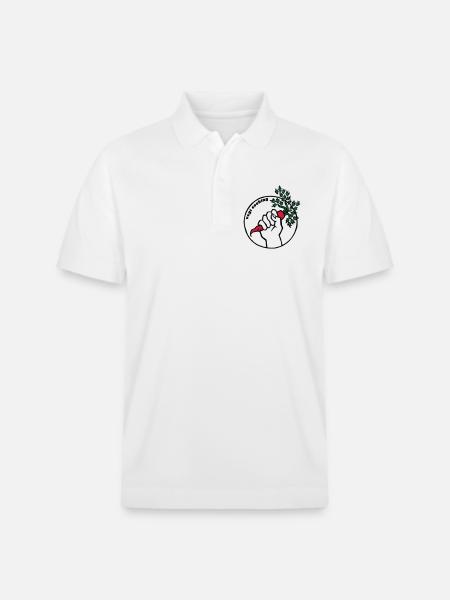 Vegan - Stanley/Stella Unisex Bio-Poloshirt PREPSTER - Weiß