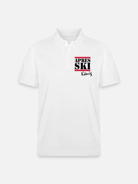 APRES SKI KING - Polo PREPSTER bio Stanley/Stella Unisexe - blanc