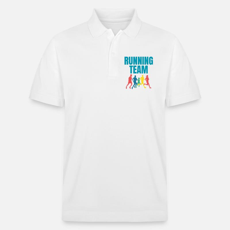 Équipe de course - Polo PREPSTER bio Stanley/Stella Unisexe - blanc
