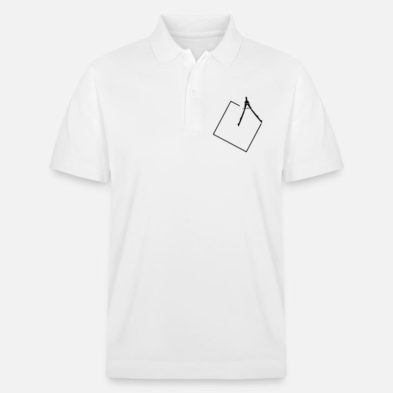 Compas - Polo PREPSTER bio Stanley/Stella Unisexe - blanc