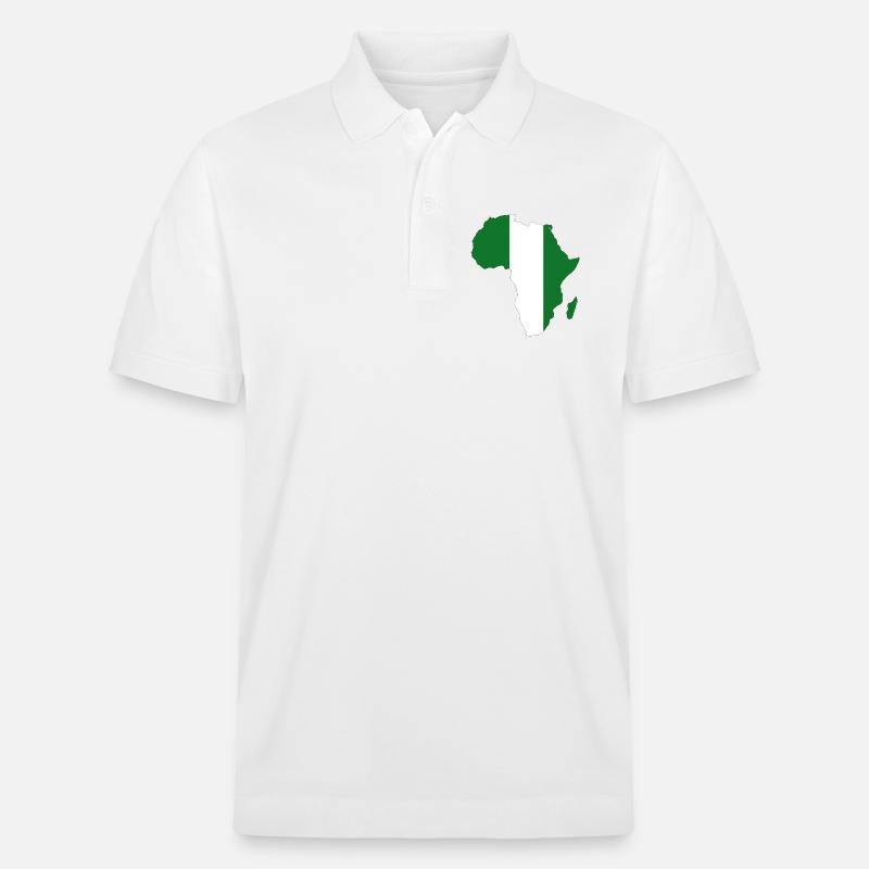 Drapeau du Niger Afrique - Polo PREPSTER bio Stanley/Stella Unisexe - blanc