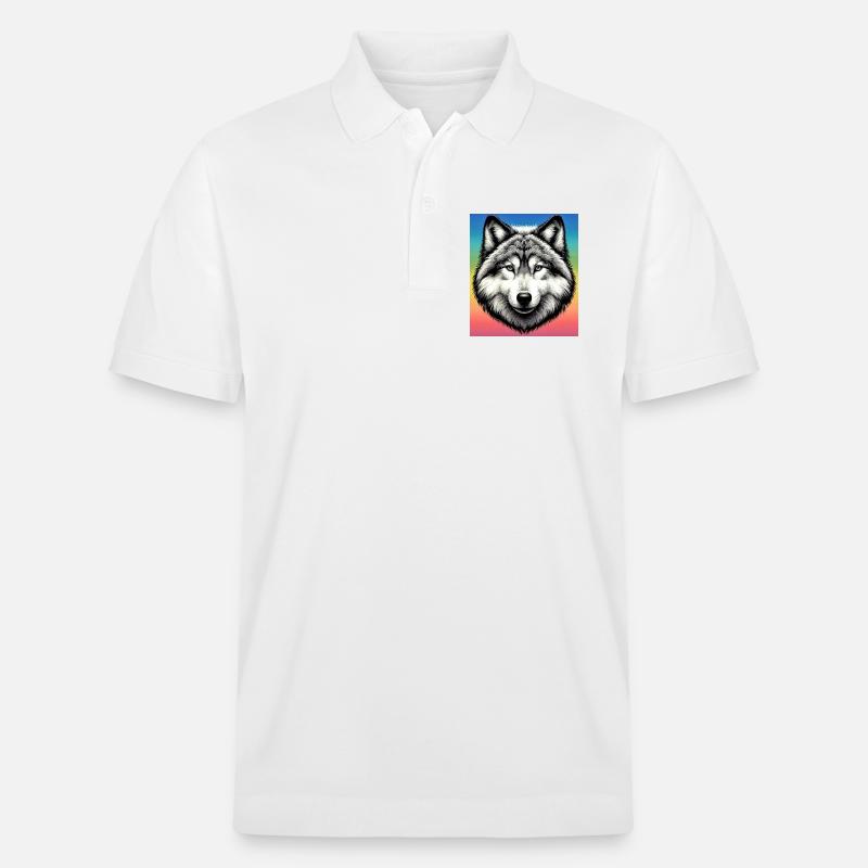 Loup - Polo PREPSTER bio Stanley/Stella Unisexe - blanc