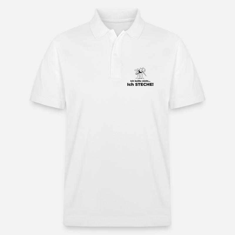 Stechmücke - Stanley/Stella Unisex Bio-Poloshirt PREPSTER - Weiß