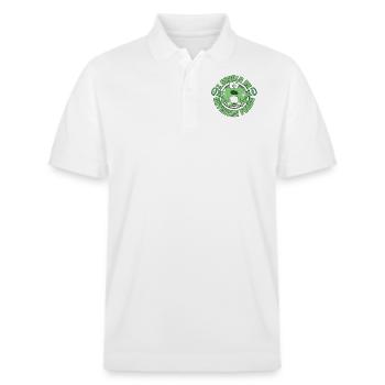 I Should Be Catching Frogs Kröte Kaulquappe - Stanley/Stella Unisex Bio-Poloshirt PREPSTER - Weiß - Vorne - Roxy (174cm) & Andy (188cm)