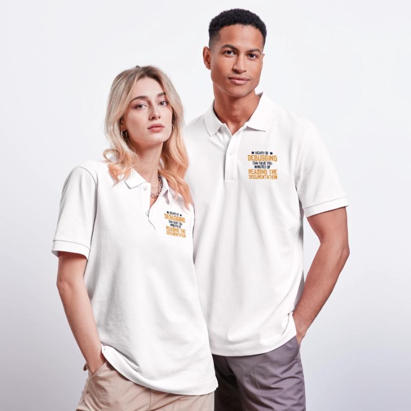 Hours Of Debugging Software Engineer Developer Stanley/Stella Unisex Organic Polo Shirt PREPSTER