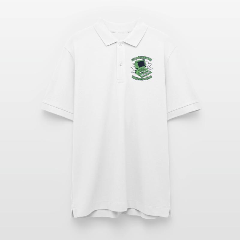 I'd Rather Be Writing Code Developer Coder Stanley/Stella Unisex Bio-Poloshirt PREPSTER