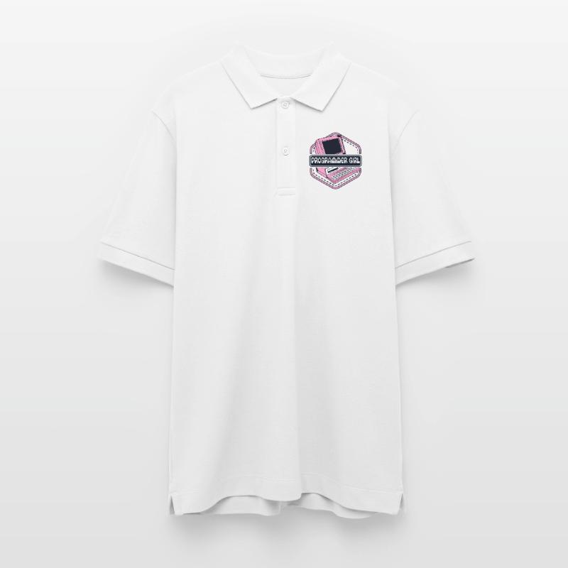 Programmer Girl Software Engineer Developer Stanley/Stella Unisex Organic Polo Shirt PREPSTER