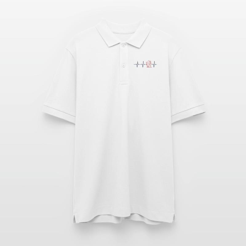 Programmer Heartbeat Softwareentwickler Coder Stanley/Stella Unisex Bio-Poloshirt PREPSTER