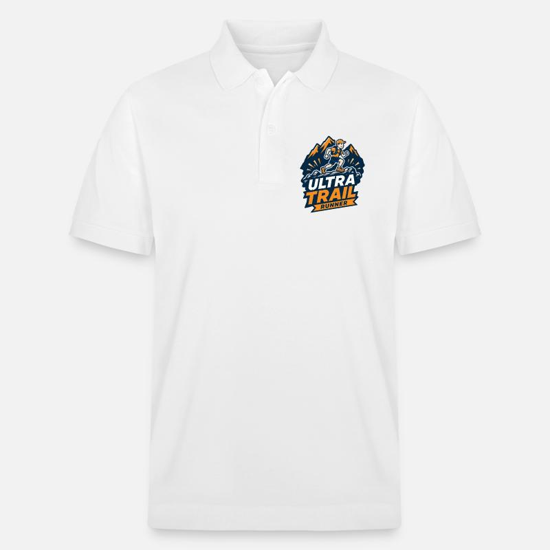 Ultra Trail Runner - Stanley/Stella Unisex Bio-Poloshirt PREPSTER - Weiß