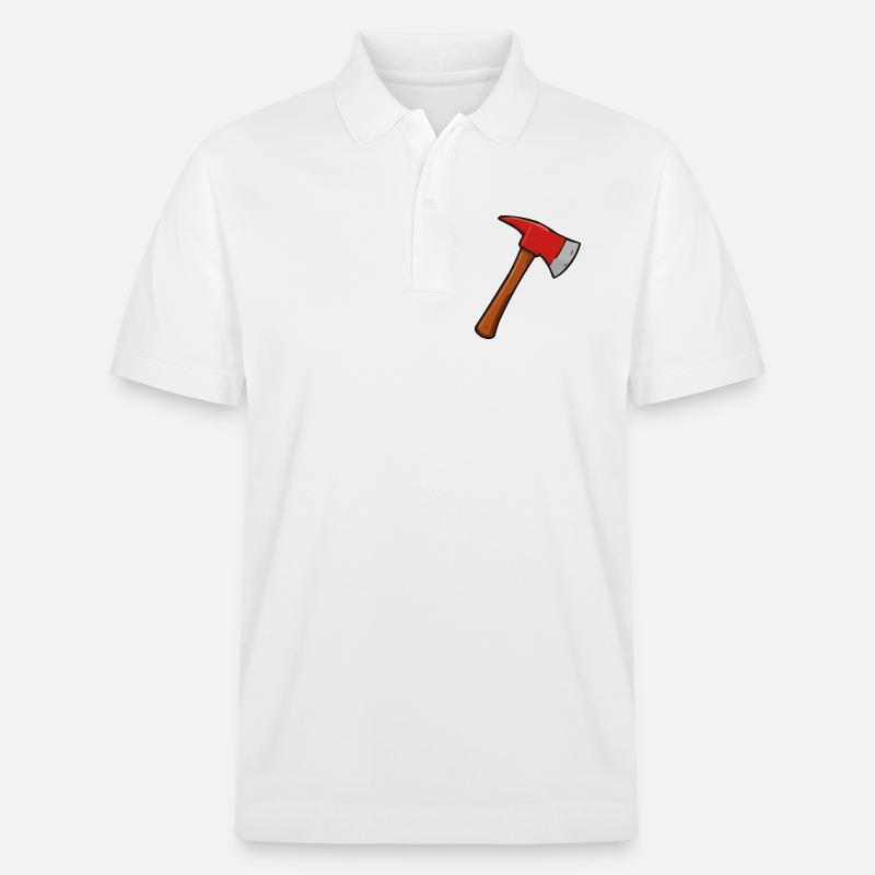 axt - Stanley/Stella Unisex Bio-Poloshirt PREPSTER - Weiß