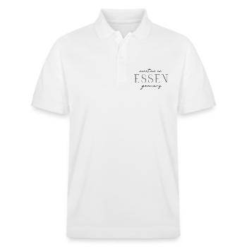 Essen, Allemagne T-Shirt Design de Style Élégance - Polo PREPSTER bio Stanley/Stella Unisexe - blanc - Devant - Roxy (174cm) & Andy (188cm)