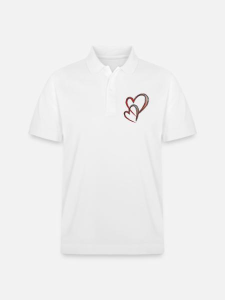 Doppelherz 4 6 23 - Stanley/Stella Unisex Organic Polo Shirt PREPSTER - white
