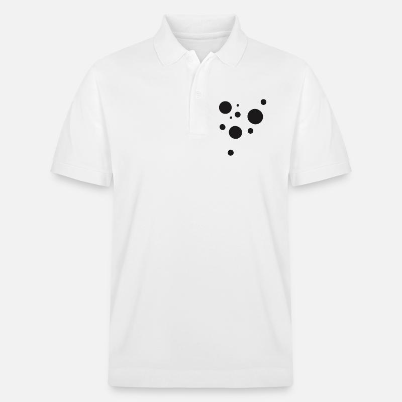 Dots - Stanley/Stella Unisex Bio-Poloshirt PREPSTER - Weiß