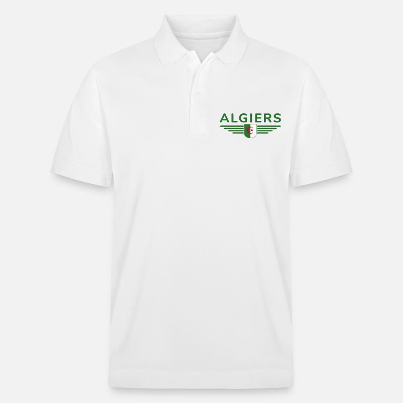 Alger Design – Capitale de l’Algérie - Polo PREPSTER bio Stanley/Stella Unisexe - blanc