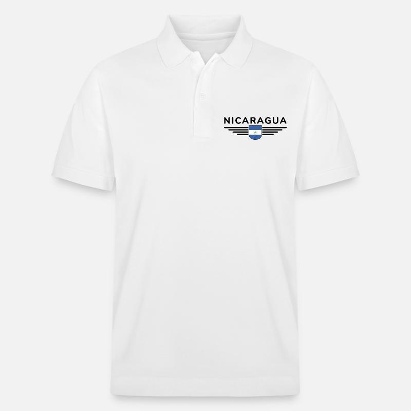 Conception d’un t-shirt Nicaragua - Polo PREPSTER bio Stanley/Stella Unisexe - blanc