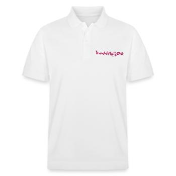 Thursday, all weekdays on nettsfetz.de - Stanley/Stella Unisex Organic Polo Shirt PREPSTER - white - Front - Roxy (174cm) & Andy (188cm)