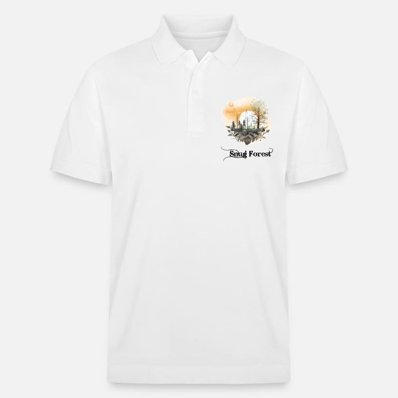 Cocooning-Wald - Stanley/Stella Unisex Bio-Poloshirt PREPSTER - Weiß