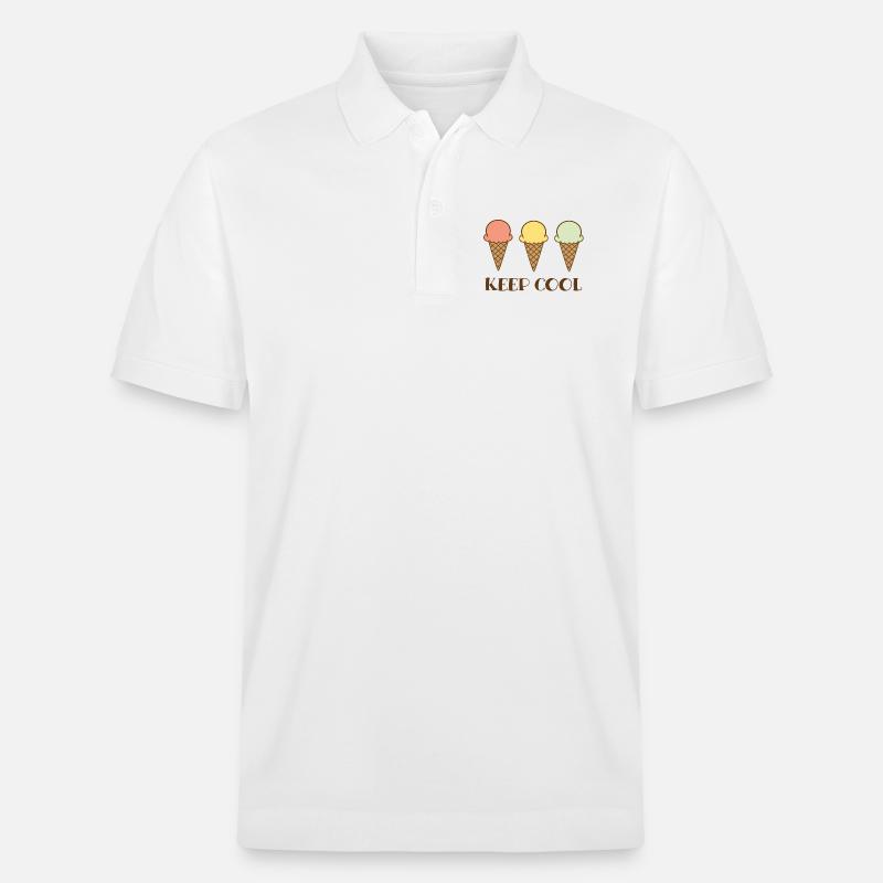 Keep cool - Stanley/Stella Unisex Bio-Poloshirt PREPSTER - Weiß