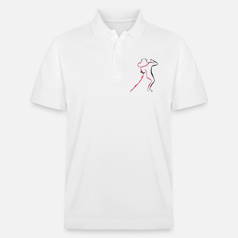 Tango-4-1 - Stanley/Stella Unisex Bio-Poloshirt PREPSTER - Weiß