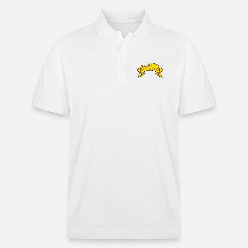 Bannières de fromage - Polo PREPSTER bio Stanley/Stella Unisexe - blanc