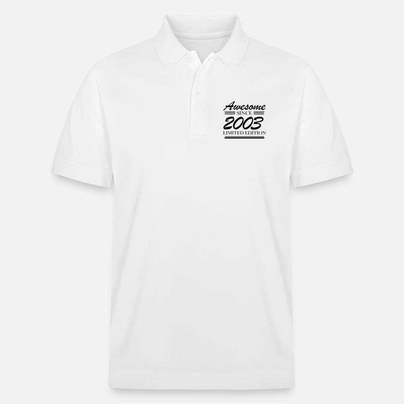 2003 - Stanley/Stella Unisex Bio-Poloshirt PREPSTER - Weiß