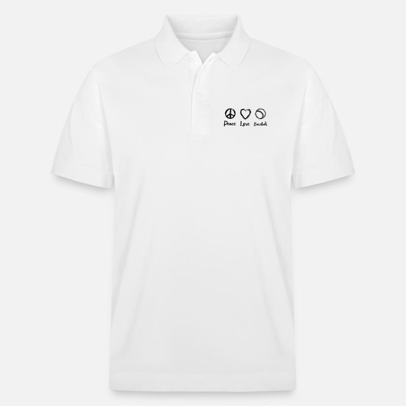 Baseballer Routine - Stanley/Stella Unisex Bio-Poloshirt PREPSTER - Weiß