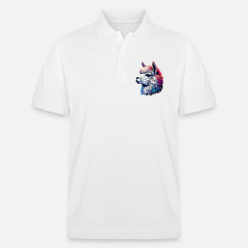 Alpaka - Stanley/Stella Unisex Bio-Poloshirt PREPSTER - Weiß
