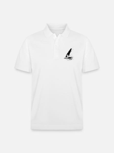 Windsurfer - Stanley/Stella Unisex Bio-Poloshirt PREPSTER - Weiß