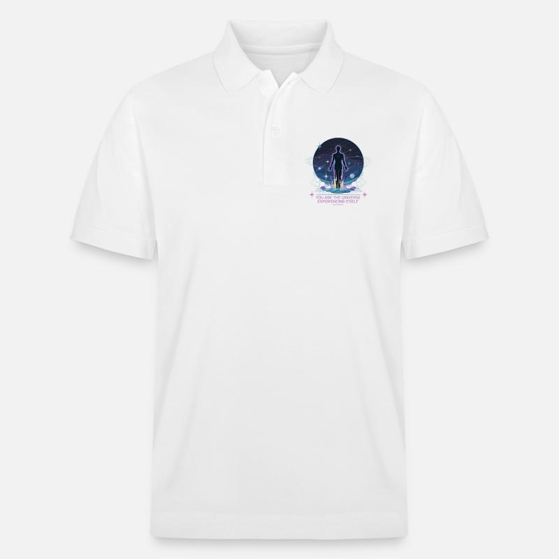 Être céleste | Alan Watts Citation Conception - Polo PREPSTER bio Stanley/Stella Unisexe - blanc