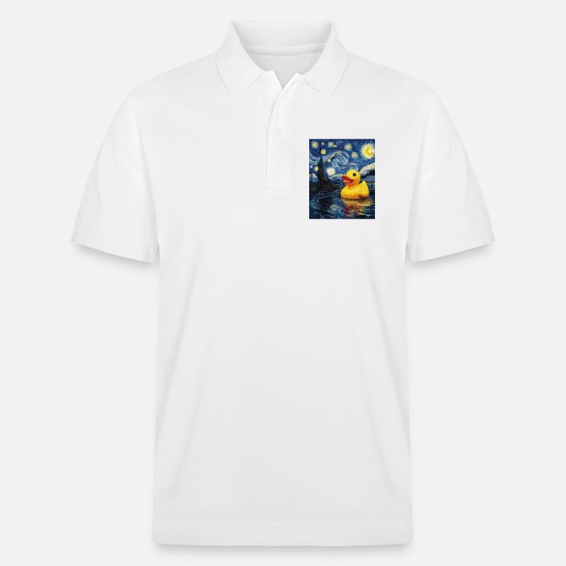 Quietscheentchen - Stanley/Stella Unisex Bio-Poloshirt PREPSTER - Weiß