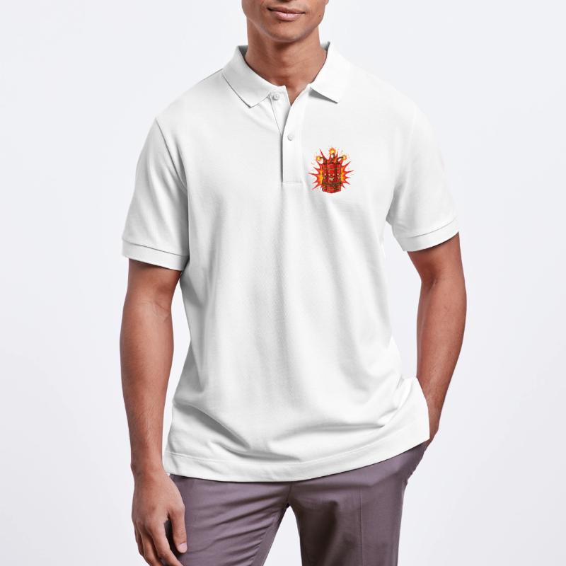 Exploding Dynamite Art Stanley/Stella Unisex Organic Polo Shirt PREPSTER