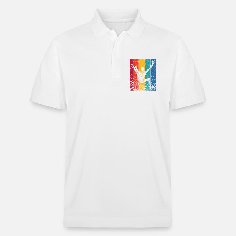 Bloc de bloc de Boulderer - Polo PREPSTER bio Stanley/Stella Unisexe - blanc
