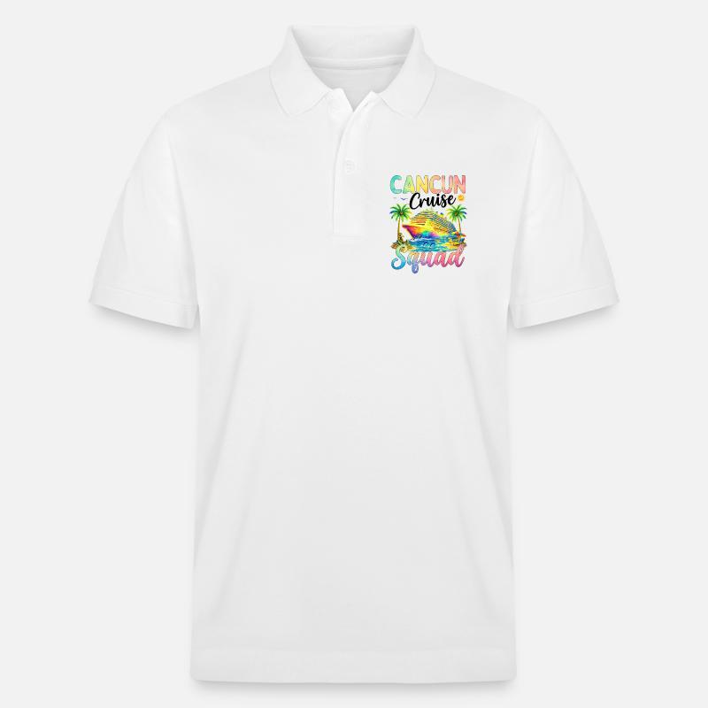 Équipe de croisière de Cancún - Polo PREPSTER bio Stanley/Stella Unisexe - blanc