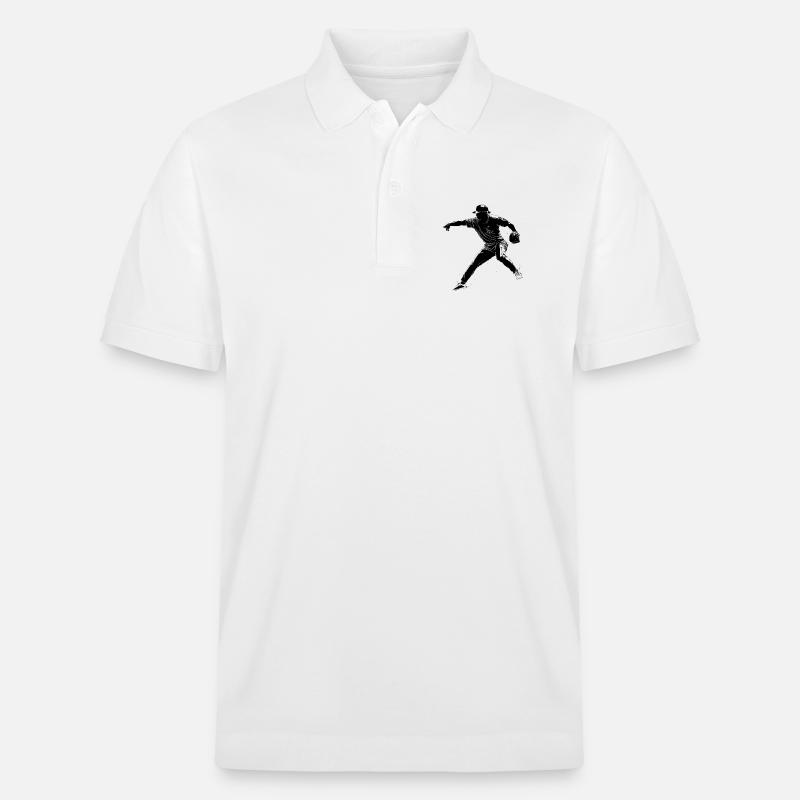 Base-ball - Polo PREPSTER bio Stanley/Stella Unisexe - blanc
