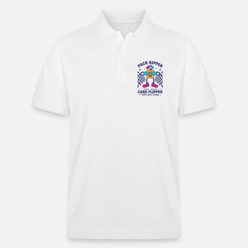 Pack Ripper Card Flipper Unbox Your Destiny - Stanley/Stella Unisex Bio-Poloshirt PREPSTER - Weiß